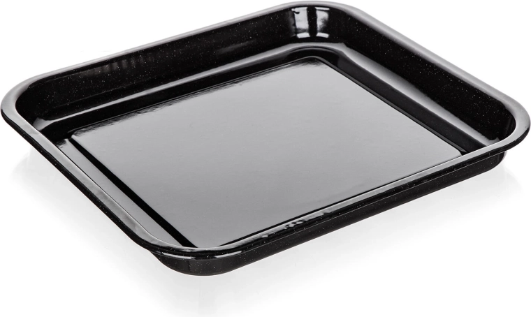 Εμαγιέ ταψί 41 × 37 × 4 cm CULINARIA Black