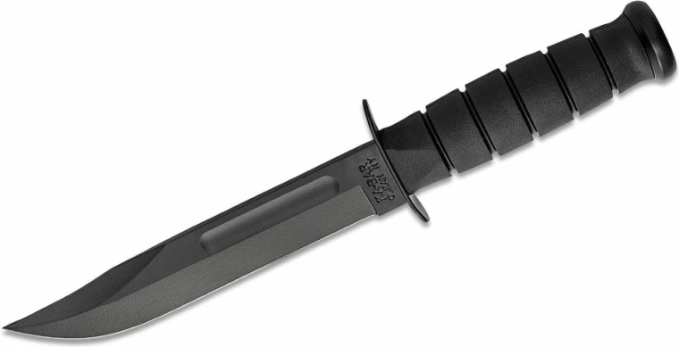Ka-Bar Full Size Black – υπαίθριο μαχαίρι 18 cm με θήκη Kydex