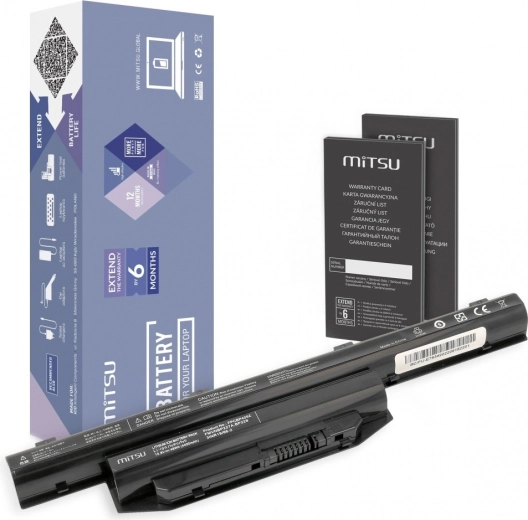 Μπαταρία MITSU για Fujitsu Lifebook E753 4400 mAh 48 Wh