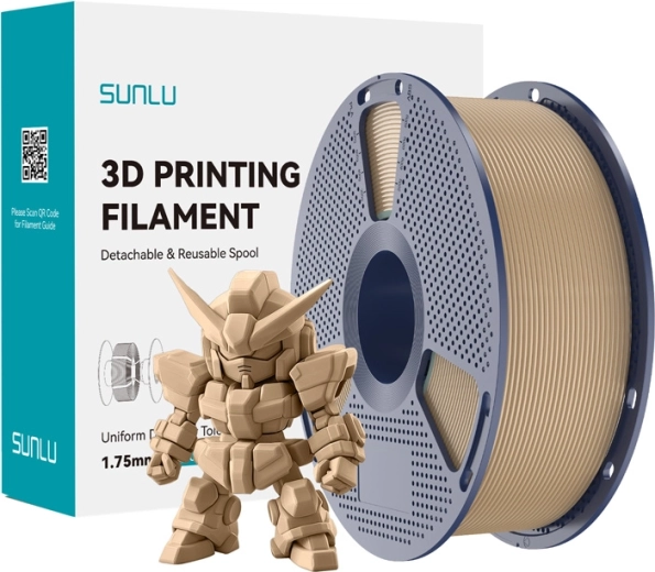 Νήμα SUNLU PLA+ 2.0 1,75 mm – δρυς