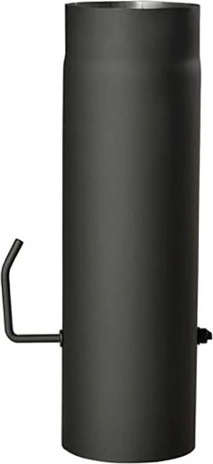 Καπναγωγός με κλαπέ 130 mm, μήκος 500 mm, μαύρος