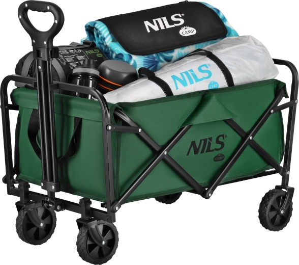 Πτυσσόμενο κάρο κάμπινγκ πράσινο NILS Camp NC4306