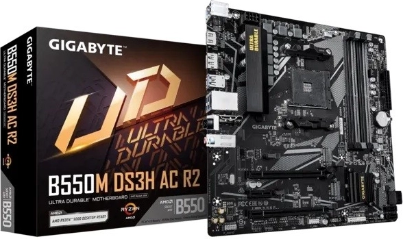 Gigabyte B550M DS3H AC R2 microATX μητρική πλακέτα AM4