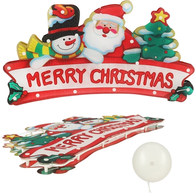 Χριστουγεννιάτικη φωτεινή διακόσμηση Merry Christmas XXL 45cm