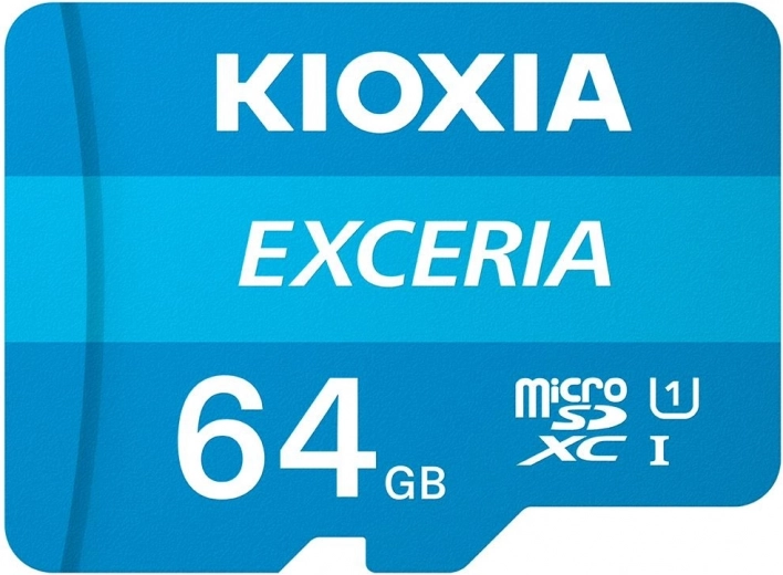 Κάρτα MicroSD 64GB Kioxia Exceria με αντάπτορα