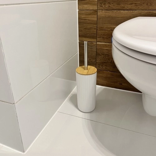 Βούρτσα WC με κάλυμμα και ανθεκτική λαβή