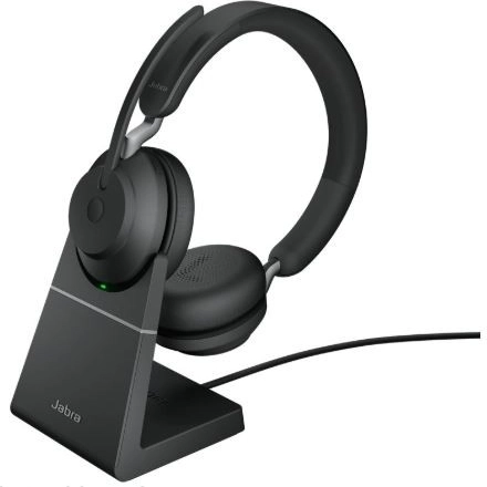Ασύρματα ακουστικά Jabra Evolve2 65 με μικρόφωνο - μαύρα