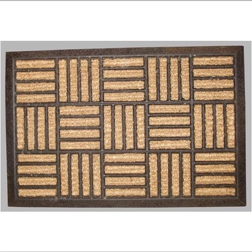 Χαλάκι εισόδου Criss Cross 40 × 60 cm από ίνα καρύδας και PP