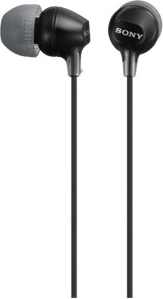 Ακουστικά in-ear με μικρόφωνο SONY MDR-EX15AP μαύρα