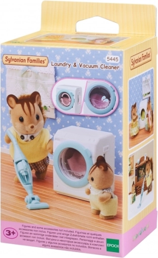 Sylvanian Families πλυντήριο και ηλεκτρική σκούπα – αξεσουάρ για το σπιτάκι