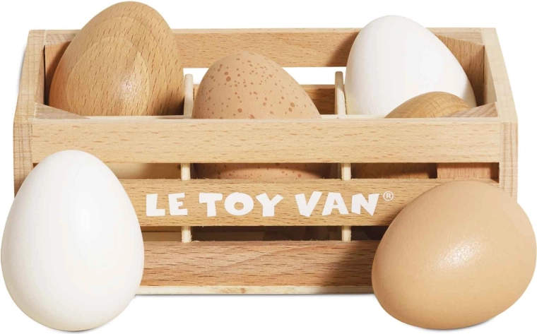 Ξύλινα αυγά σε κασόνι Le Toy Van