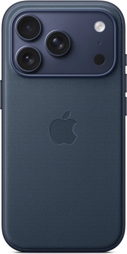 Υφασμάτινη θήκη TechWoven με MagSafe για iPhone 17 Pro – μπλε