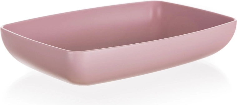 Δίσκος σερβιρίσματος CULINARIA 18 × 12 × 3,5 cm – ροζ, πλαστικός