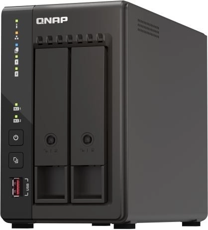 QNAP TS-253E (8 GB RAM) δίσκου-2 NAS με Intel Celeron