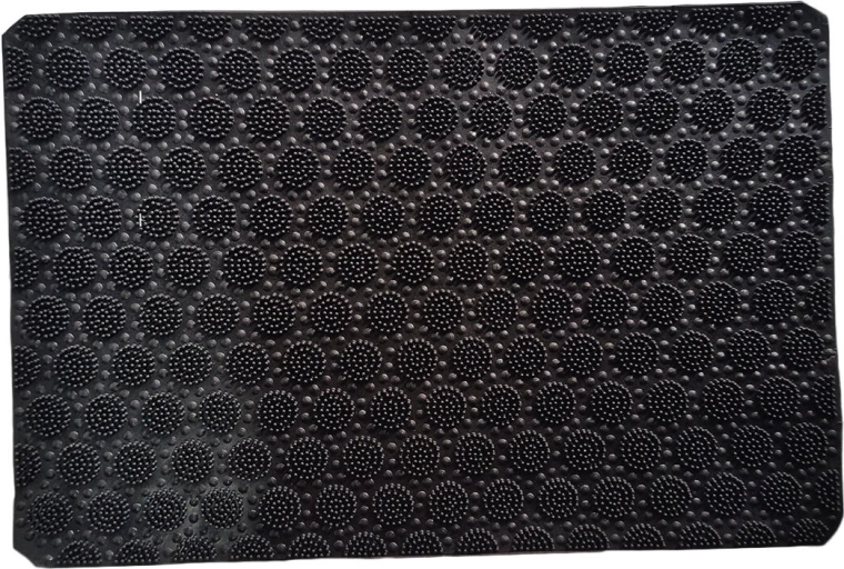 Λαστιχένιο χαλάκι 40 × 60 cm μαύρο