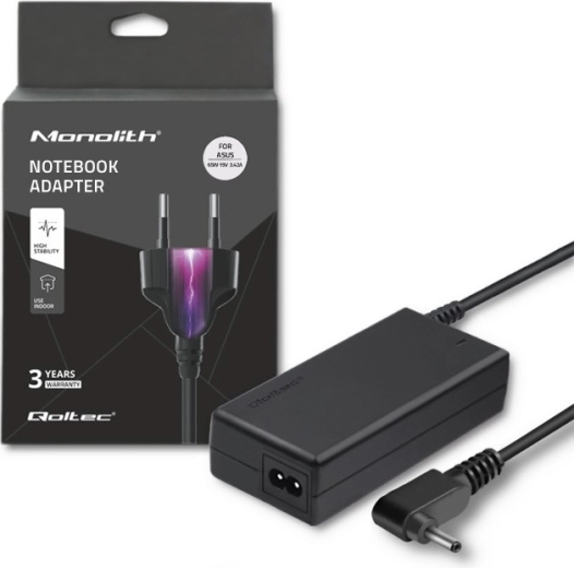 Τροφοδοτικό/αντάπτορας για ASUS 65 W, 19 V, 3.42 A, βύσμα 4.0 × 1.35 mm + καλώδιο τροφοδοσίας
