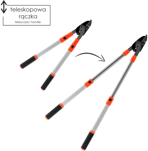 Τηλεσκοπικό ψαλίδι κήπου 64–98 cm