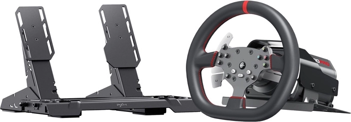 Σετ simracing PXN V10 Ultra – τιμόνι άμεσης μετάδοσης κίνησης και πεντάλ για PS4, Xbox και PC