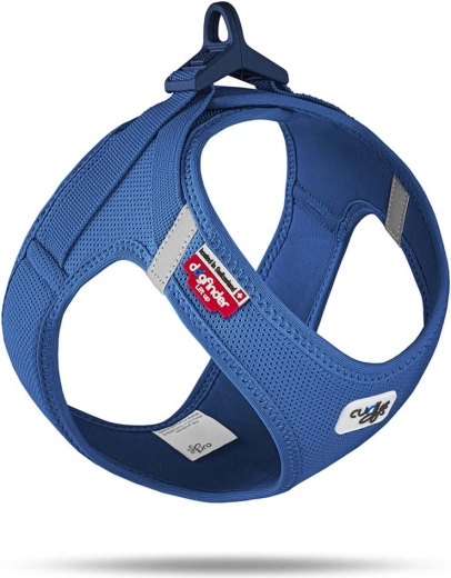 Curli Air-Mesh σαμαράκι με κούμπωμα μπλε μέγεθος S (4–7 kg)