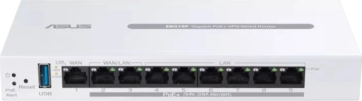 Asus ExpertWiFi EBG19P – VPN δρομολογητής 9 θυρών με PoE+