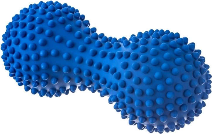 Ρολό μασάζ αποκατάστασης duoball 15,5 cm μπλε