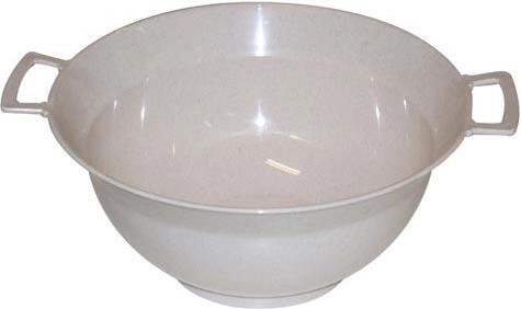 Μπολ για ζύμωμα ζύμης 31 cm με λαβές, 5 l, πλαστικό, μίξη χρωμάτων