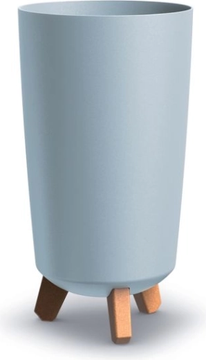 Γλάστρα σε ποδαράκια Gracia Tubus Slim, ανοιχτό γκρι, 19,5 × 36,5 cm