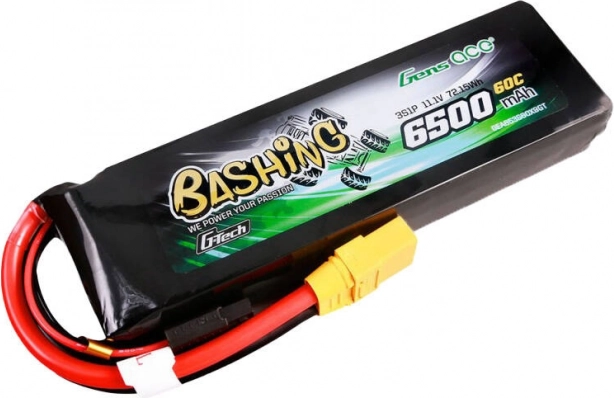 Μπαταρία LiPo Gens Ace G-Tech Bashing 6500 mAh 11,1 V 60C 3S με σύνδεσμο XT90