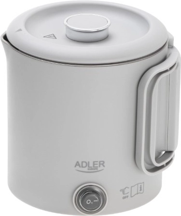 Ταξιδιωτικός βραστήρας 0,8 l γκρι ADLER AD 1388