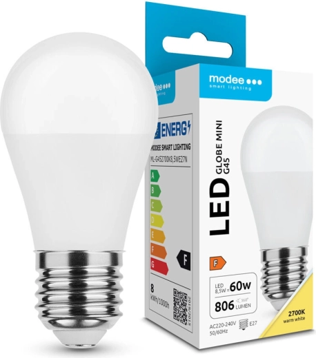 Λάμπα LED Modee Globe Mini G45 8,5 W E27 806 lm θερμό λευκό