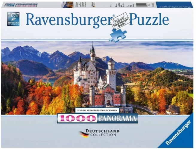 Πανοραμικό παζλ Ravensburger Κάστρο Neuschwanstein 1000 κομμάτια