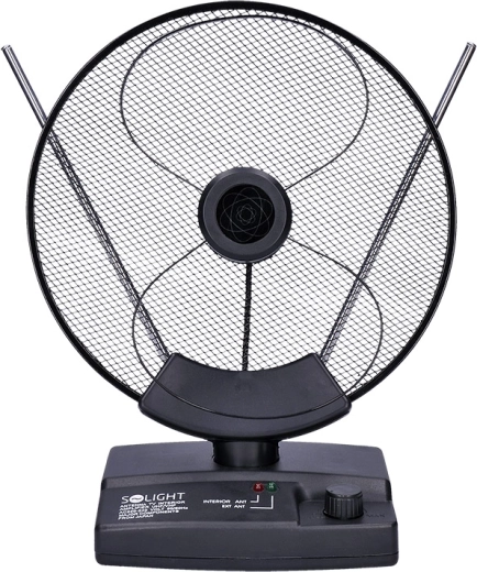 Εσωτερική κεραία Solight DVB-T2/FM με ενισχυτή 36 dB