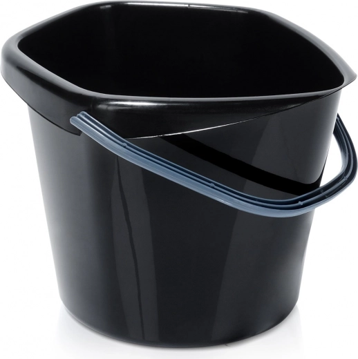 Πλαστικός μαύρος κουβάς 5 l