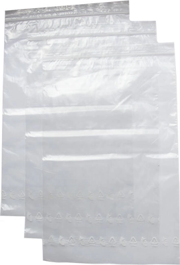 Σακουλάκι LDPE με κλείσιμο zip 20 × 30 cm διαφανές (100 τεμ.)