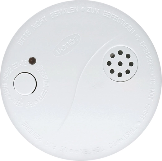 Solight ανιχνευτής καπνού με συναγερμό 85 dB, λευκός, με μπαταρία 9 V - 1 τεμάχιο