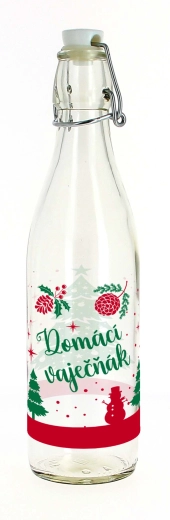 Μπουκάλι με πώμα πατέντας 540 ml για σπιτικό eggnog