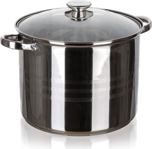 Ανοξείδωτη κατσαρόλα με γυάλινο καπάκι 28 cm 13,5 l LIVING