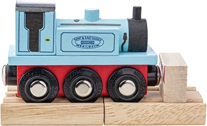 Bigjigs Rail ξύλινο τρενάκι τεριέ – μπλε