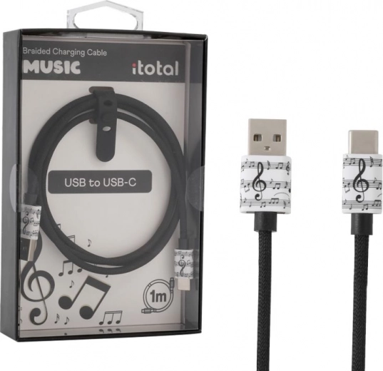 Καλώδιο φόρτισης USB‑C με μουσικό μοτίβο