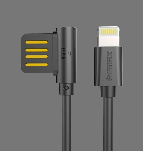 Remax RC-075i καλώδιο δεδομένων Lightning 1 m μαύρο
