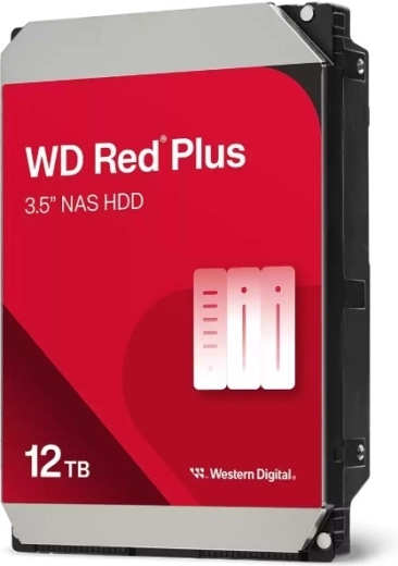 Western Digital WD Red Plus 12 TB 3,5" HDD για NAS
