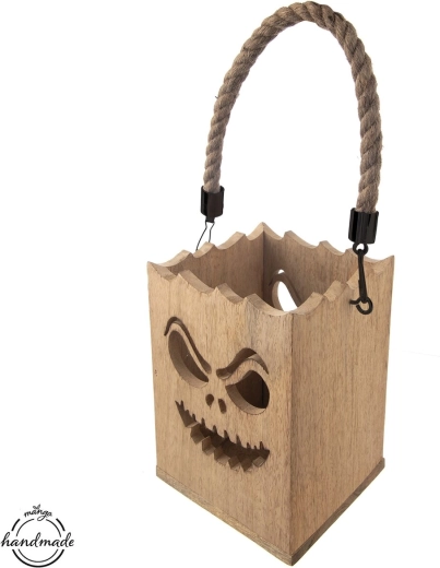 Κηροπήγιο από ξύλο μάνγκο MANGO halloween