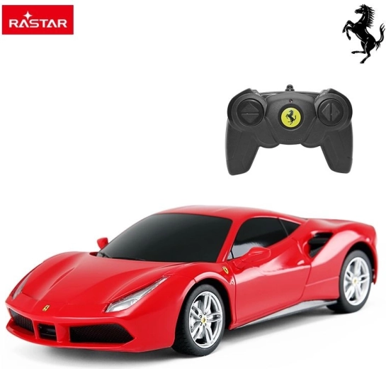 Τηλεκατευθυνόμενο Ferrari 488 GTB Rastar 1:24 κόκκινο