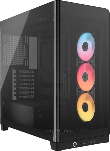 Κουτί υπολογιστή mid-tower με πανοραμικό γυαλί 4500X RS-R ARGB, μαύρο