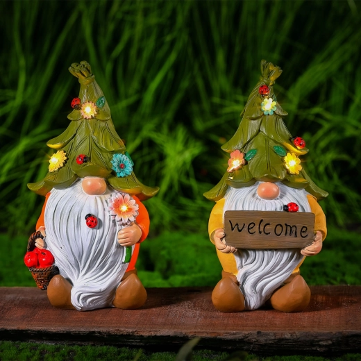 Ηλιακό LED διακοσμητικό ξωτικό κήπου σε 2 παραλλαγές - 1 τεμάχιο