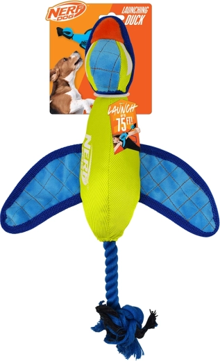 Nerf Dog νάιλον πάπια για απόρτ με φτερά που τρίζουν 42 cm