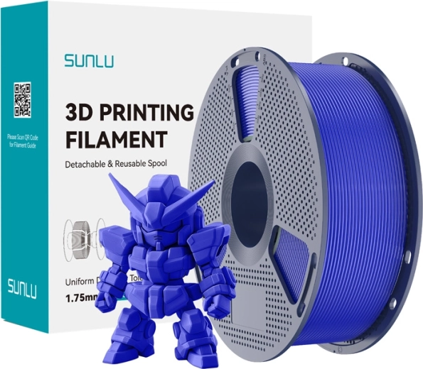 Sunlu PLA+ 2.0 νήμα για 3D εκτύπωση 1,75 mm – klein blue (μπλε)