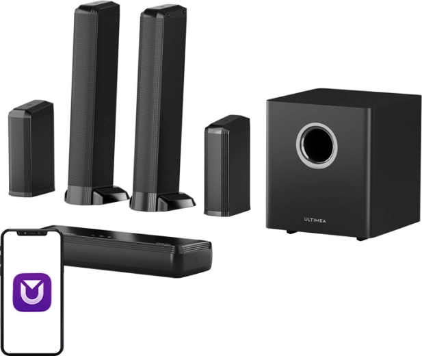 Ultimea Apollo S90 9.1 soundbar με Dolby Atmos και RGB φωτισμό
