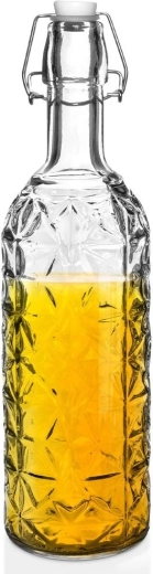Γυάλινο μπουκάλι με κλιπ 750 ml