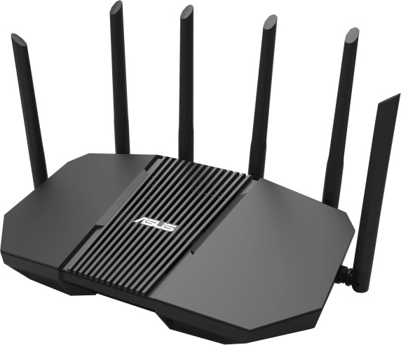 Asus rt-be90u τριζωνικός δρομολογητής wifi 7 9400 mbps με aimesh και θύρες 2,5g
